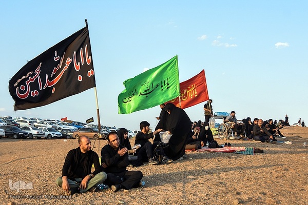 عزاداری تاسوعای حسینی در کویر «خوریان» سمنان