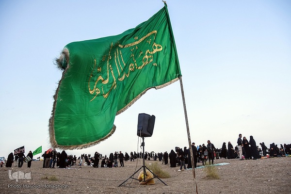 عزاداری تاسوعای حسینی در کویر «خوریان» سمنان