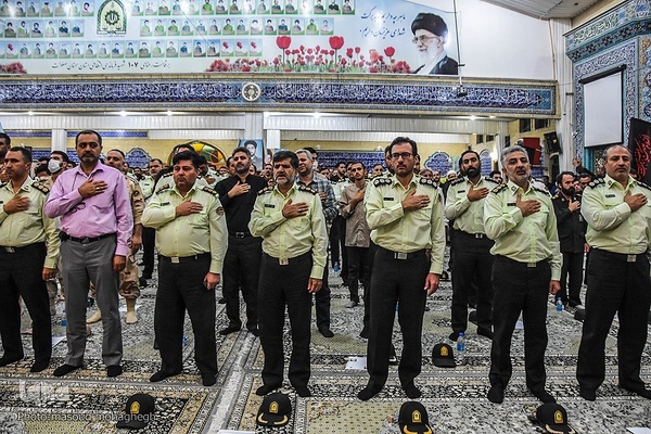 تشییع پیکر شهید محمدجواد رحیمی، مدافع نظم و امنیت