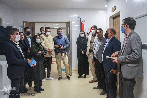 بازدید خبرنگاران از بیمارستان سینا سمنان‎‎