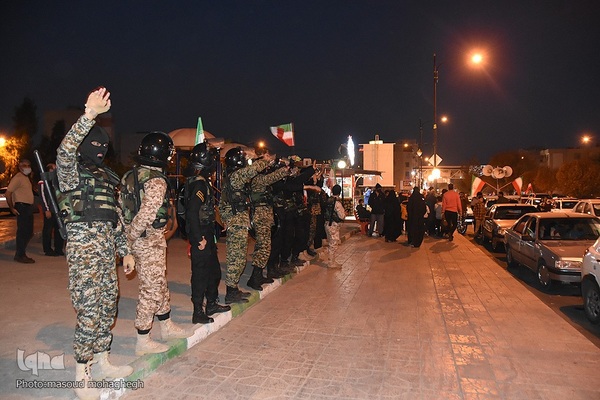 جشن پیروزی تیم ملی در سمنان