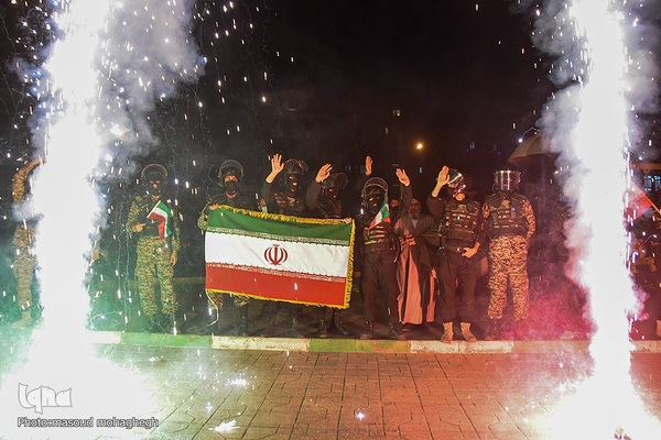 جشن پیروزی تیم ملی در سمنان