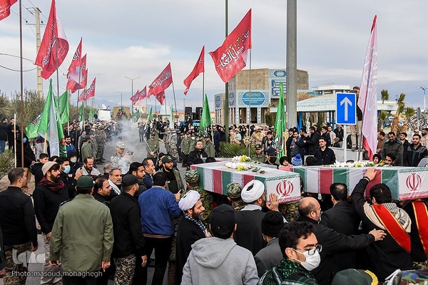 آیین استقبال از شهدای گمنام سمنان