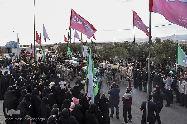 آیین استقبال از شهدای گمنام سمنان