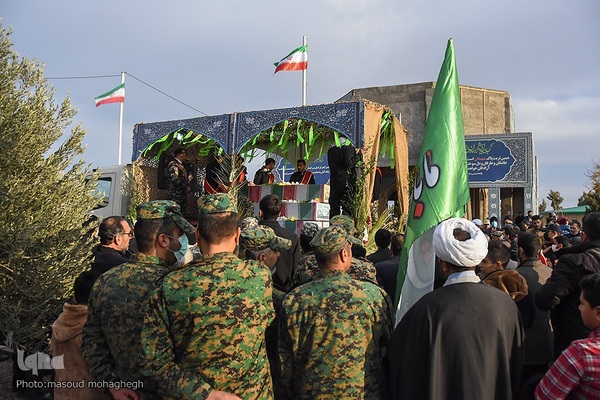 آیین استقبال از شهدای گمنام سمنان