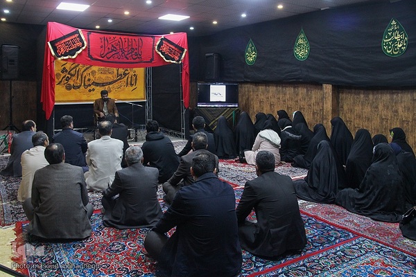 مراسم استقبال و وداع با شهید گمنام در جهاددانشگاهی سمنان