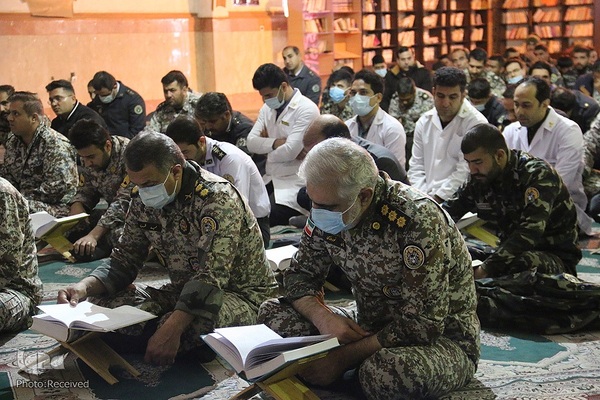 محفل انس با قرآن در مرکز آموزش پدافند هوایی سمنان