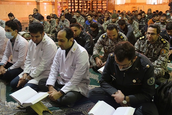 محفل انس با قرآن در مرکز آموزش پدافند هوایی سمنان