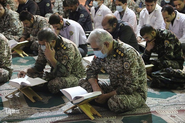 محفل انس با قرآن در مرکز آموزش پدافند هوایی سمنان