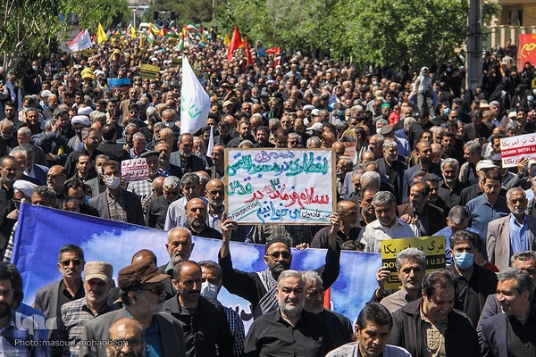راهپیمایی روز قدس در سمنان