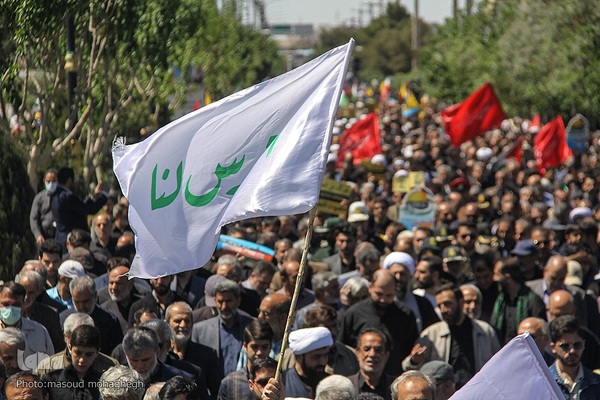 راهپیمایی روز قدس در سمنان