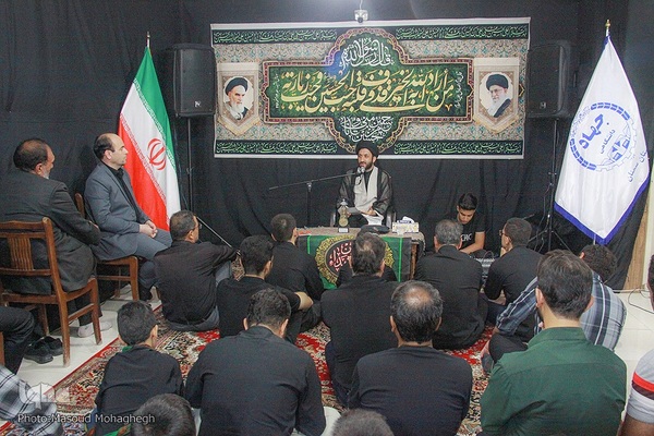 آیین عزاداری حسینی در جهاددانشگاهی استان سمنان