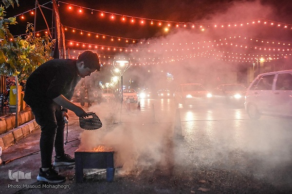 عزاداری شب هشتم محرم در سمنان‎