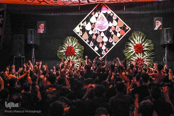 عزاداری شب هشتم محرم در سمنان‎