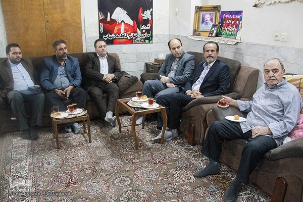 دیدار مسئولان جهاددانشگاهی سمنان با خانواده شهید نیک ذات‎