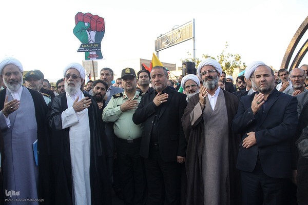 تجمع مردم سمنان در محکومیت جنایت اسرائیل در غزه‎