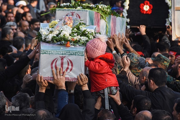 تشییع شهدای گمنام در سمنان