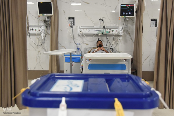 انتخابات ریاست جمهوری در بیمارستان کوثر سمنان