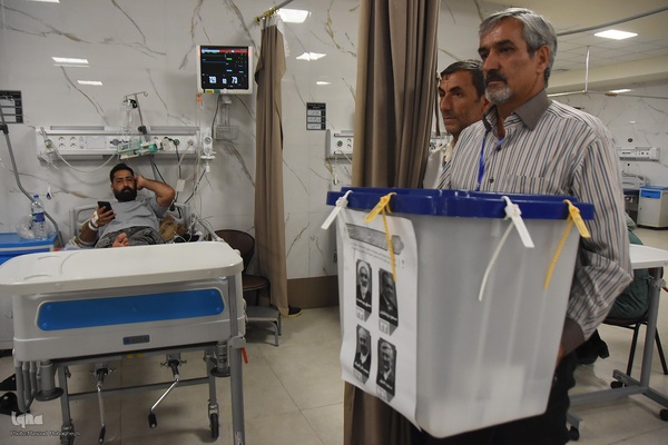 انتخابات ریاست جمهوری در بیمارستان کوثر سمنان