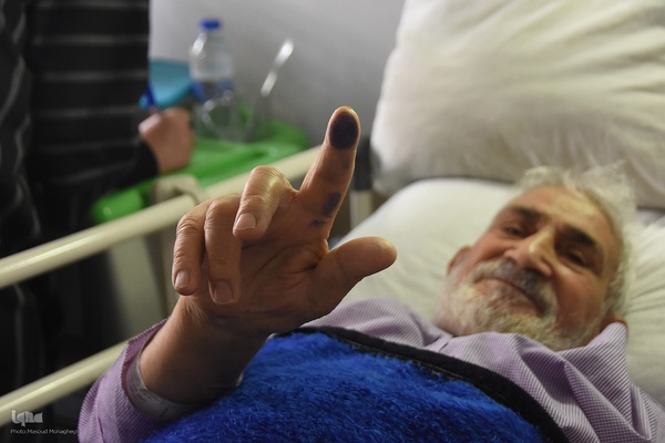 انتخابات ریاست جمهوری در بیمارستان کوثر سمنان