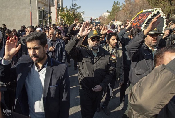 مراسم تشییع ۶ شهید گمنام در سمنان