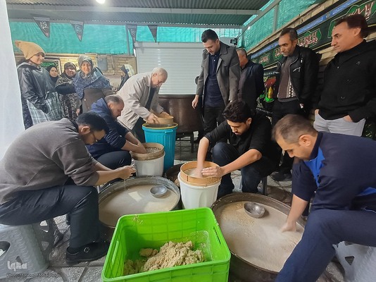 آیین سنتی پخت سمنوپزان در سمنان