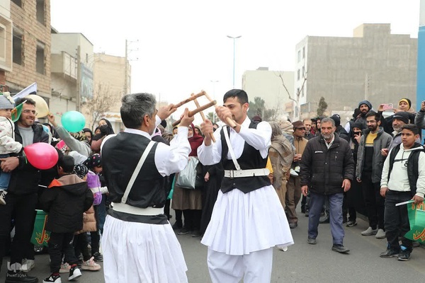 راهپیمایی منتظران ظهور در سمنان