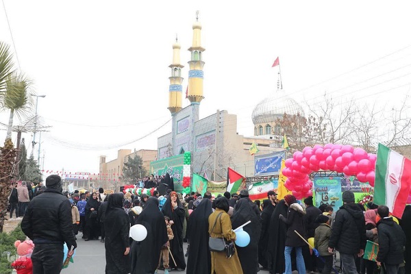 راهپیمایی منتظران ظهور در سمنان