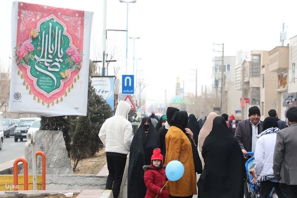 راهپیمایی منتظران ظهور در سمنان