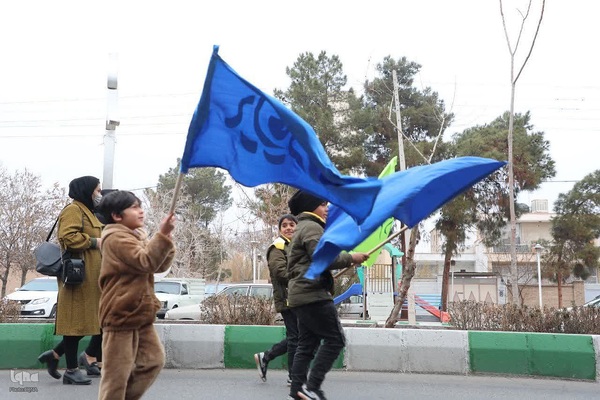 راهپیمایی منتظران ظهور در سمنان