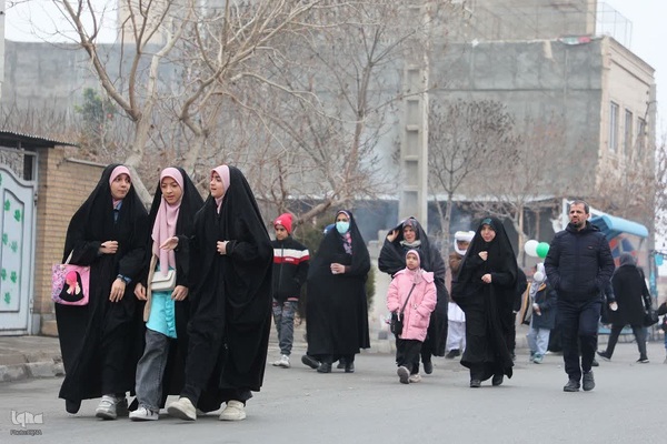 راهپیمایی منتظران ظهور در سمنان