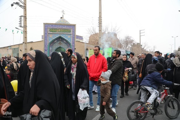 راهپیمایی منتظران ظهور در سمنان