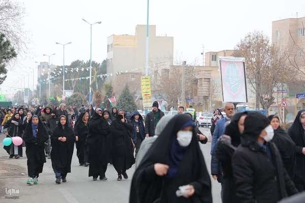 راهپیمایی منتظران ظهور در سمنان