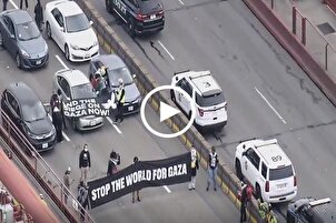 Filistin destekçileri Golden Gate Köprüsü’nü tarfiğe kapattı