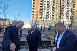 Kuzey Makedonya’da Müslümanlara ait bir vakıf otelinin inşaatı